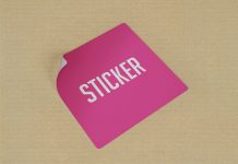 Download Free Circle Sticker Mockup Psd Good Mockups PSD Mockup Templates