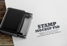 Free Photorealistic Rubber Stamp Mockup PSD - Good Mockups