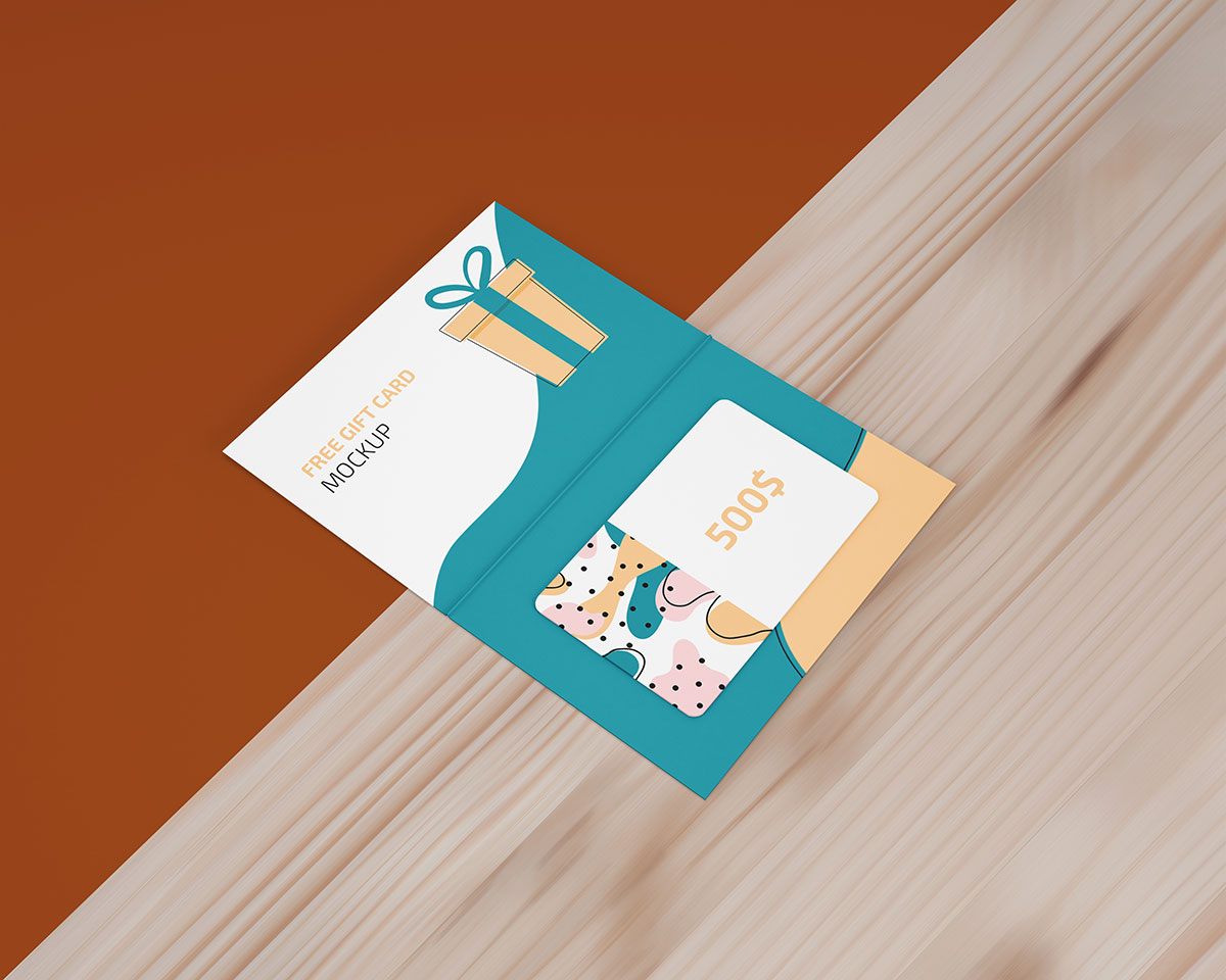 Free-Single-Fold-Gift-Card-Mockup-PSD-Set
