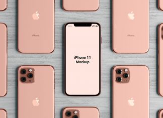 Free-Top-View-_iPhone_11_Mockup_PSD