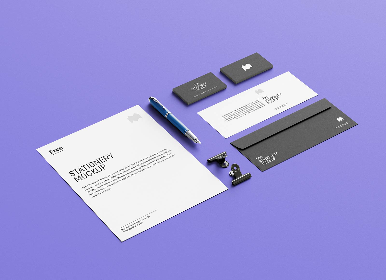 Download Free Us Stationery Mockup Psd Set 4 Files Good Mockups PSD Mockup Templates