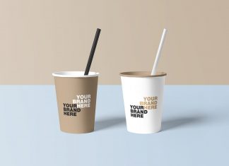 Free-Paper-Coffee-Cup-with-Straw-Mockup-PSD