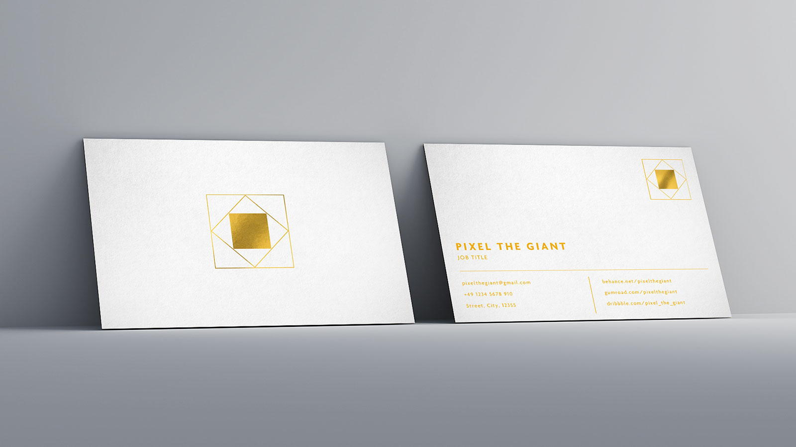 10 Free Elegant Business Card Mockup PSD Set (1)