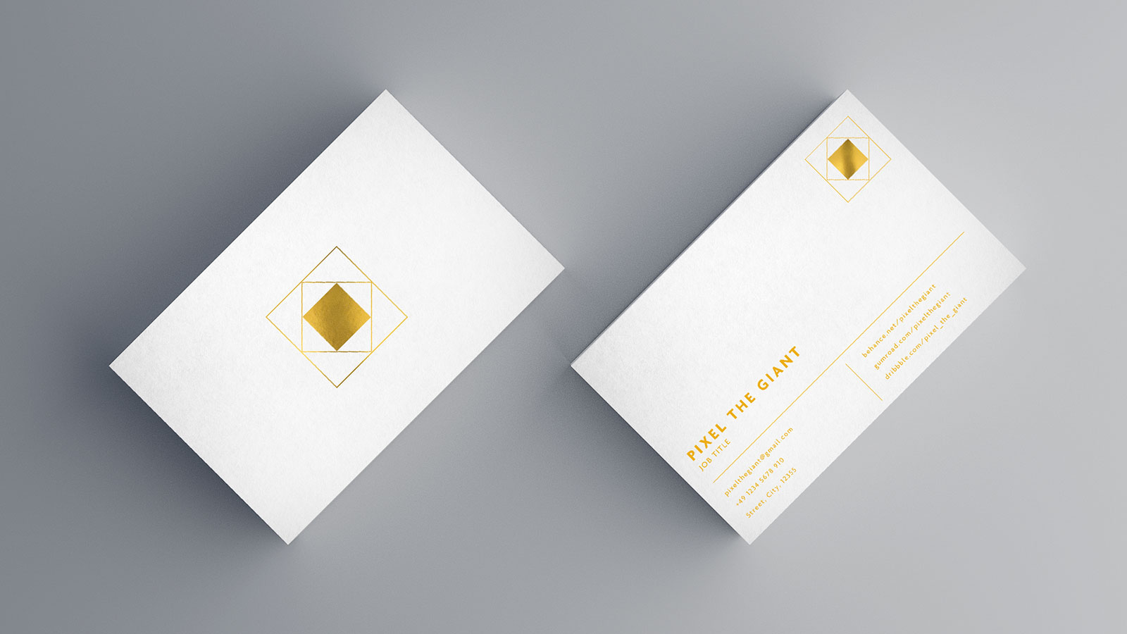 10 Free Elegant Business Card Mockup PSD Set (1)