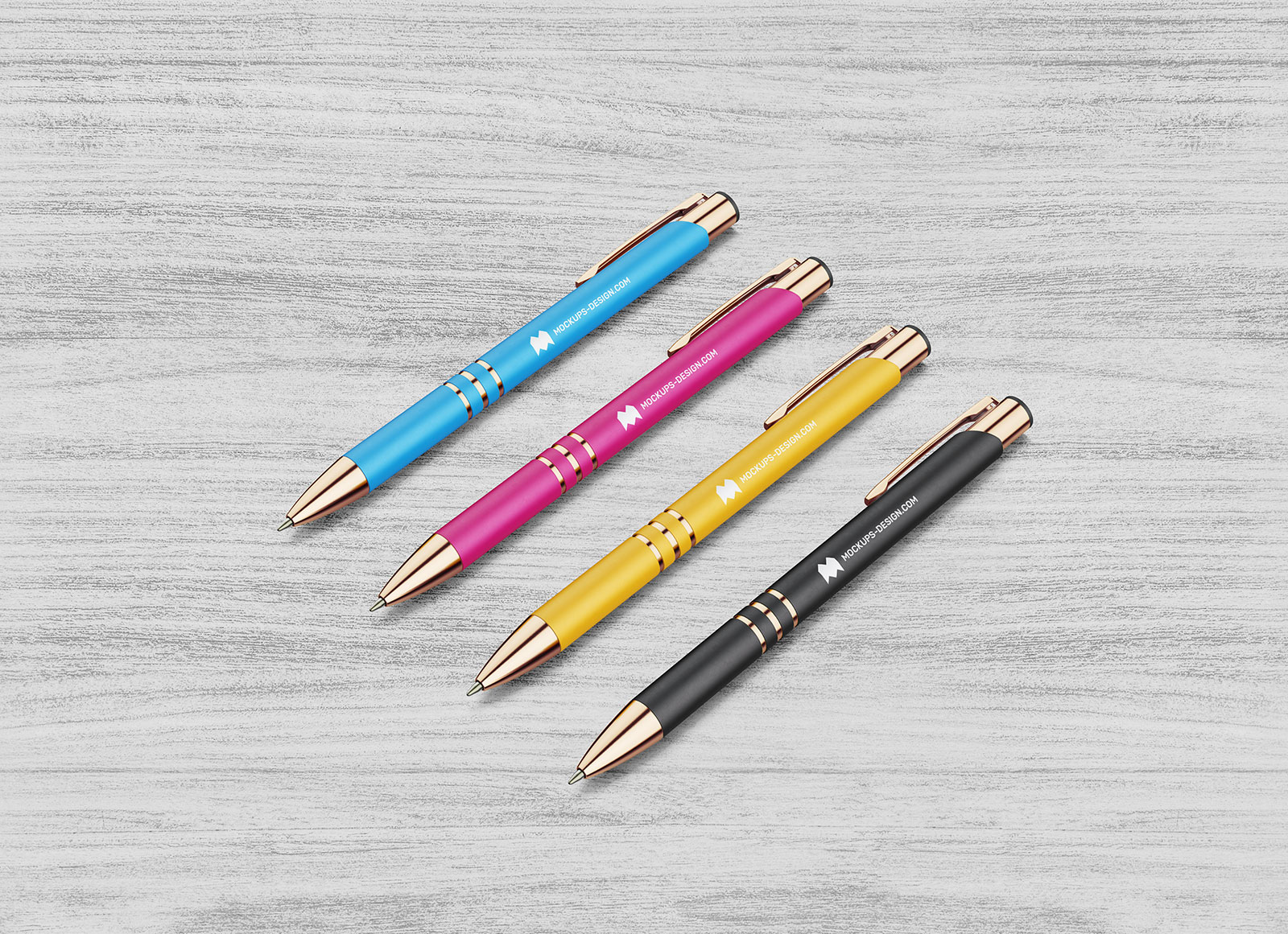 Download Free Promotional Black White Pen Mockup Psd Set Good Mockups