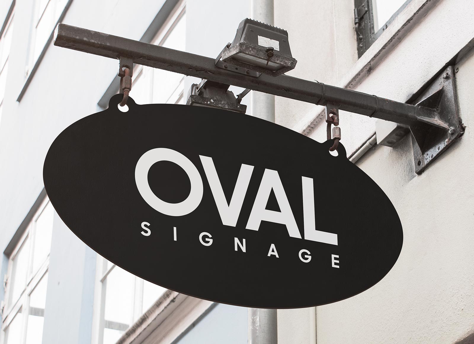 Free-Oval-Shape-Wall-Mounted-Hanging-Sign-Mockup-PSD