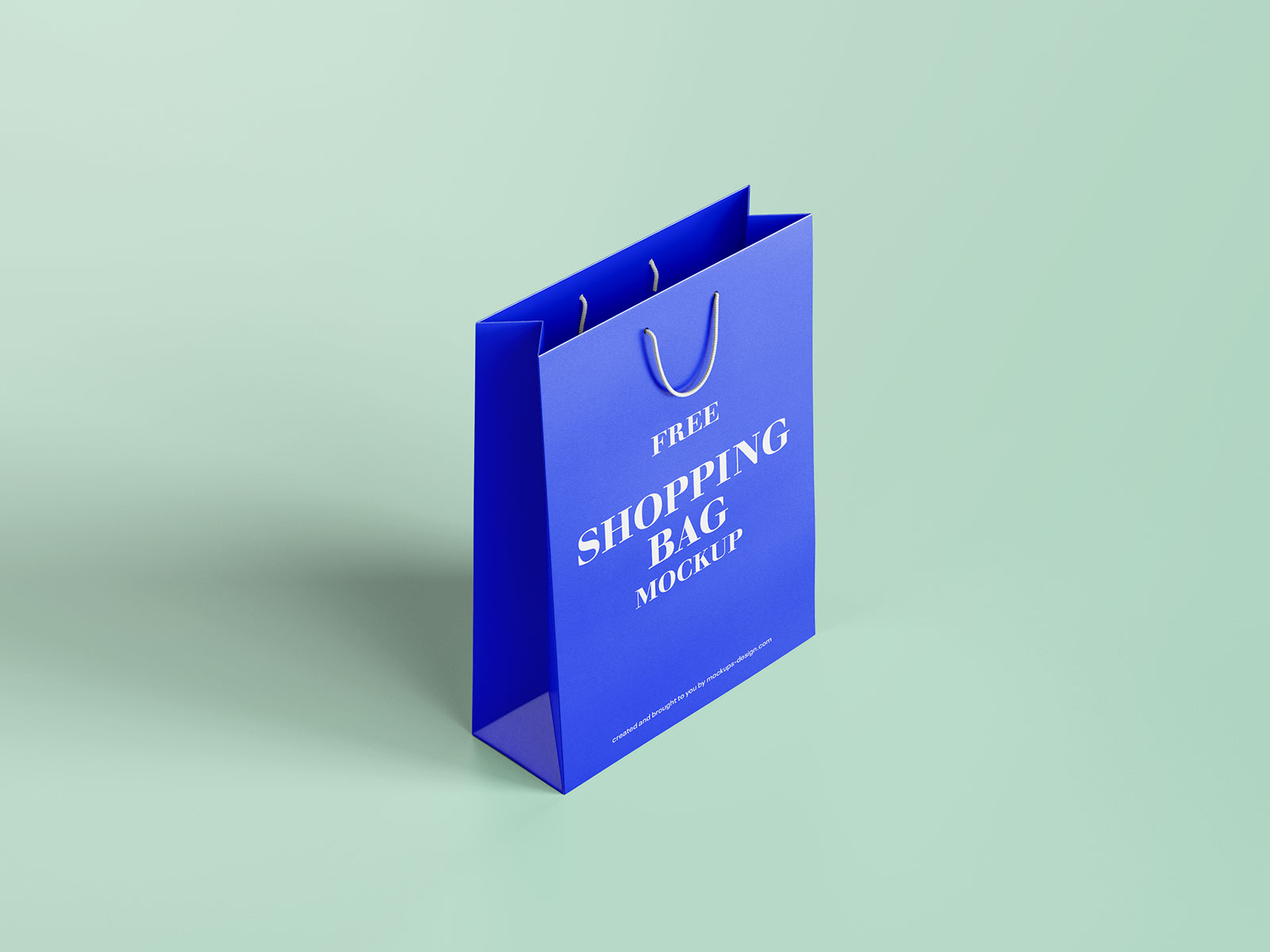 Free Thick Paper Shopping Bag Mockup PSD Set (1)