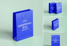 Download Free Canvas Tote Shopping Bag Mockup PSD - Good Mockups