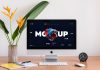 Free-Apple-iMac-With-Two-Backgrounds-Mockup-PSD