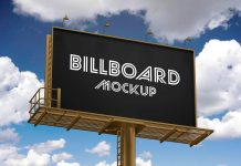 Download Free Airport Terminal Billboard Mockup Psd Good Mockups PSD Mockup Templates