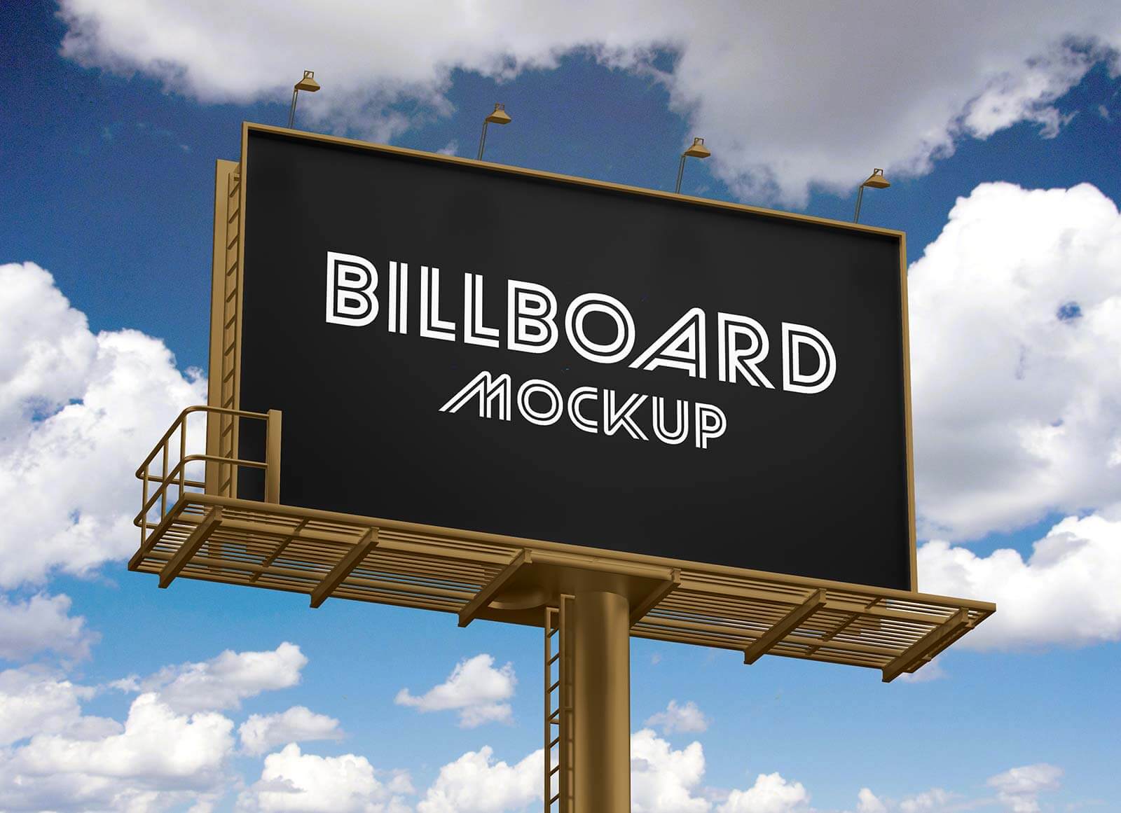 Free Outdoor Advertising Billboard Mockup PSD Set - Good Mockups