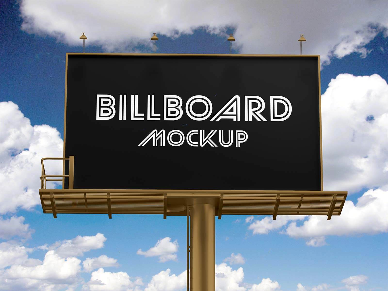 Download Free Outdoor Advertising Billboard Mockup PSD Set - Good Mockups