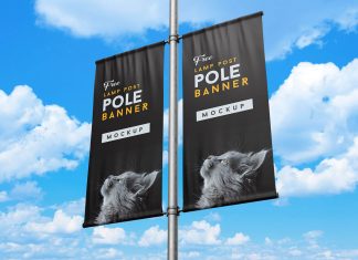 Free-Outdoor-Advertising-Street-Lamp-Post-Pole-Banner-Mockup-PSD-Set-Free (1)