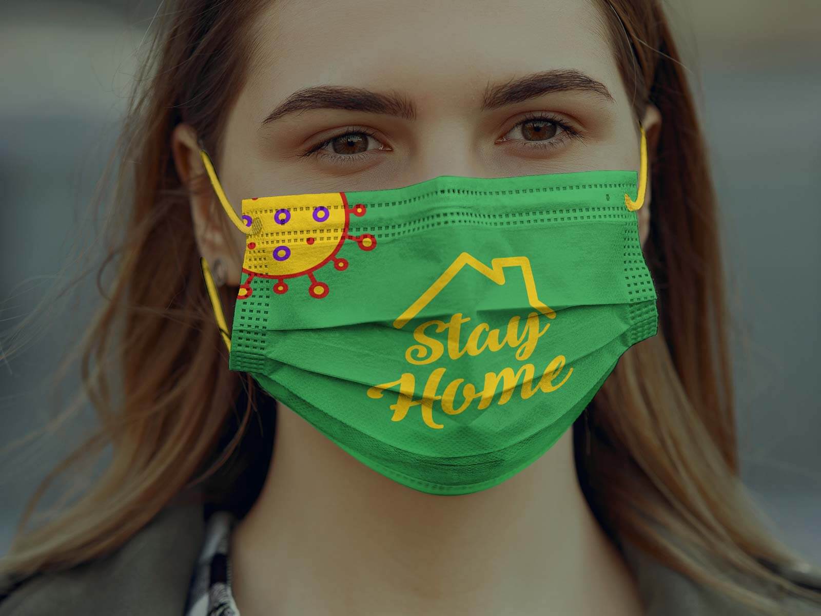 Download Free Coronavirus Surgical / Medical Face Mask Mockup PSD - Good Mockups