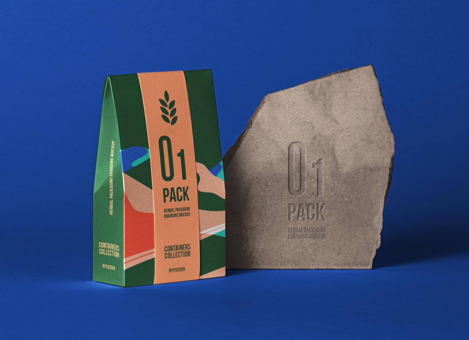 Free Organic Kraft Paper Tea Bag Packaging Mockup PSD ...