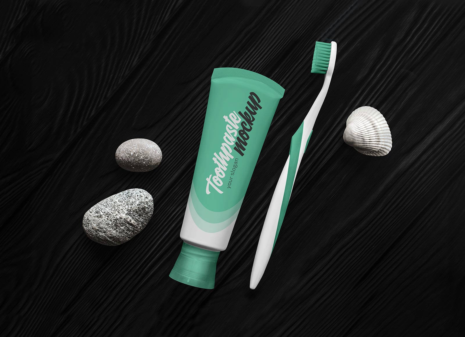 Download Free Toothpaste With Toothbrush Mockup Psd Good Mockups