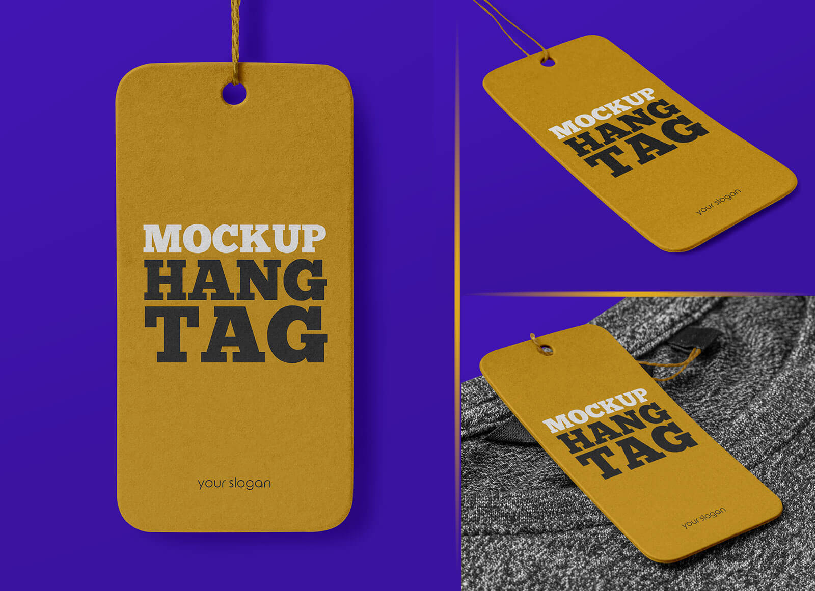 Download Free Clothing Label Hang Tag Mockup PSD Set - Good Mockups