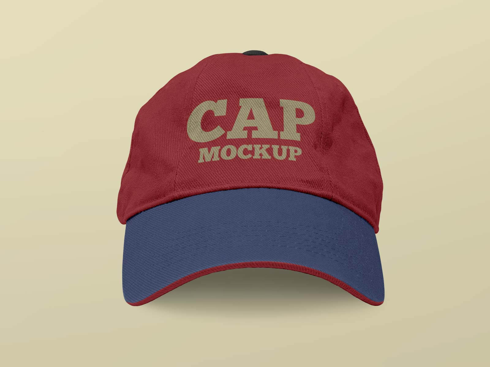 Free Dad Hat Baseball Cap Mockup PSD Set (2)