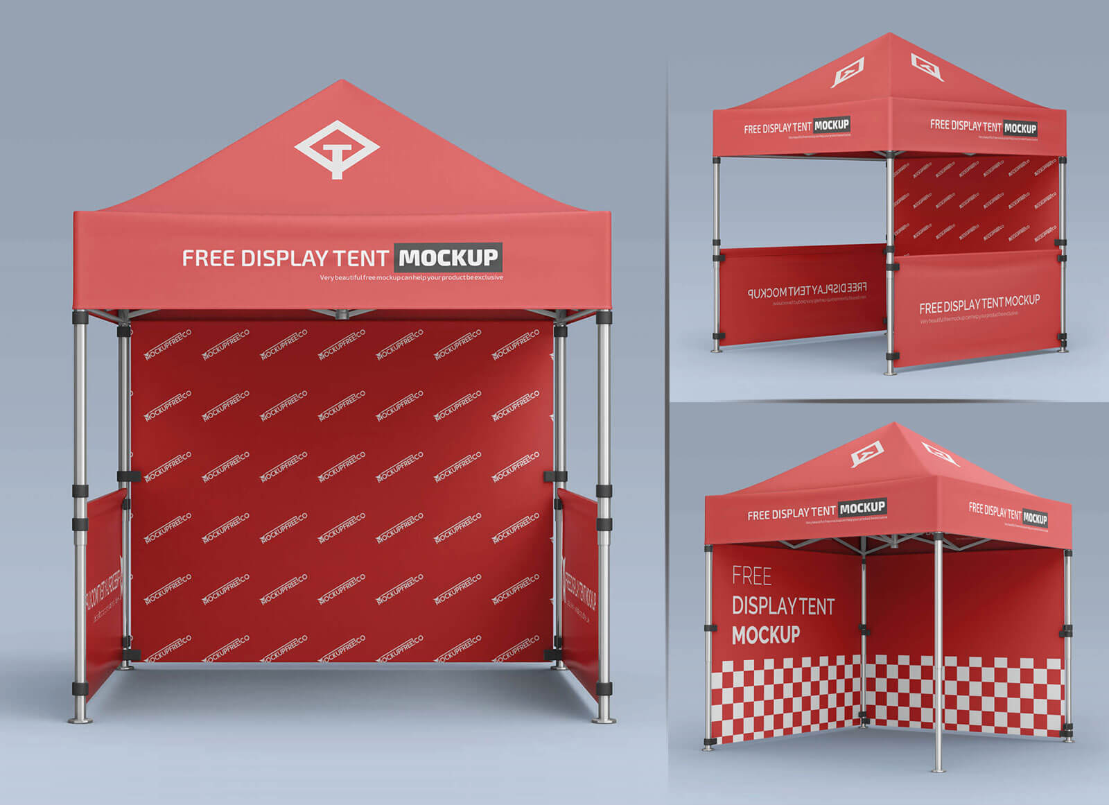 Download Free Pop Up Canopy Tent With Sidewalls Mockup Psd Set Good Mockups