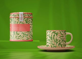Free-Tea-Cup-&-Tea-Jar-Mockup-PSD
