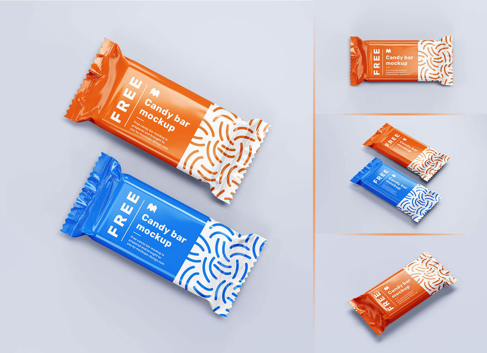 Download Free Candy / Chocolate Bar Packaging Mockup PSD Set - Good Mockups