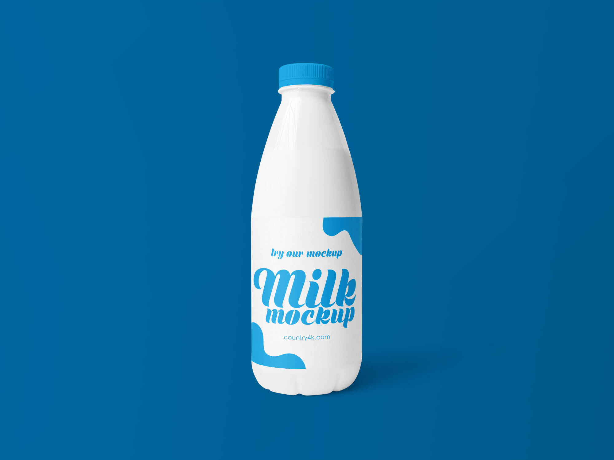 Frosted Plastic Milk Jug Mockup - Free Download Images High