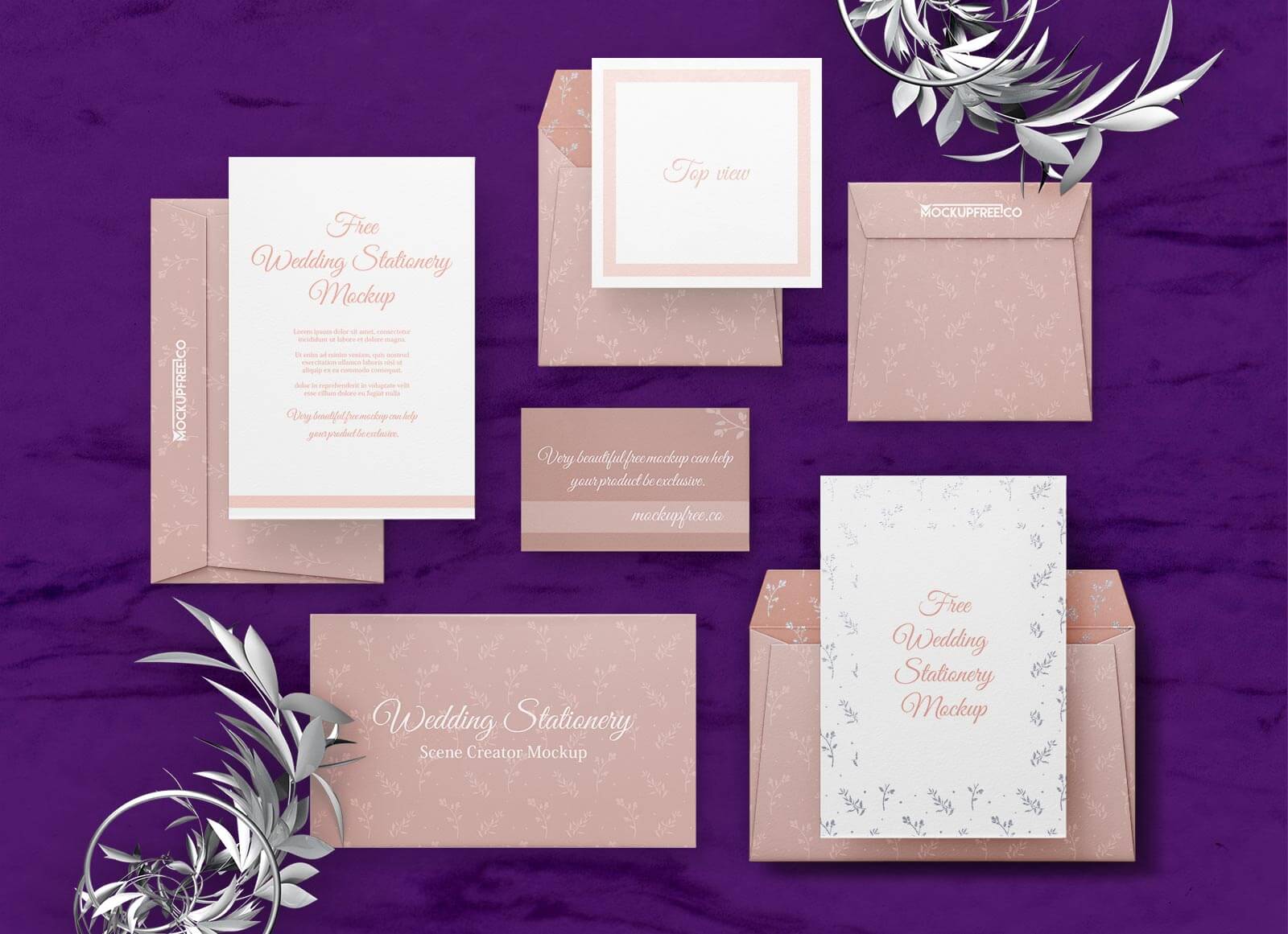 Download Free Wedding Invite Stationery Mockup Psd Good Mockups Yellowimages Mockups