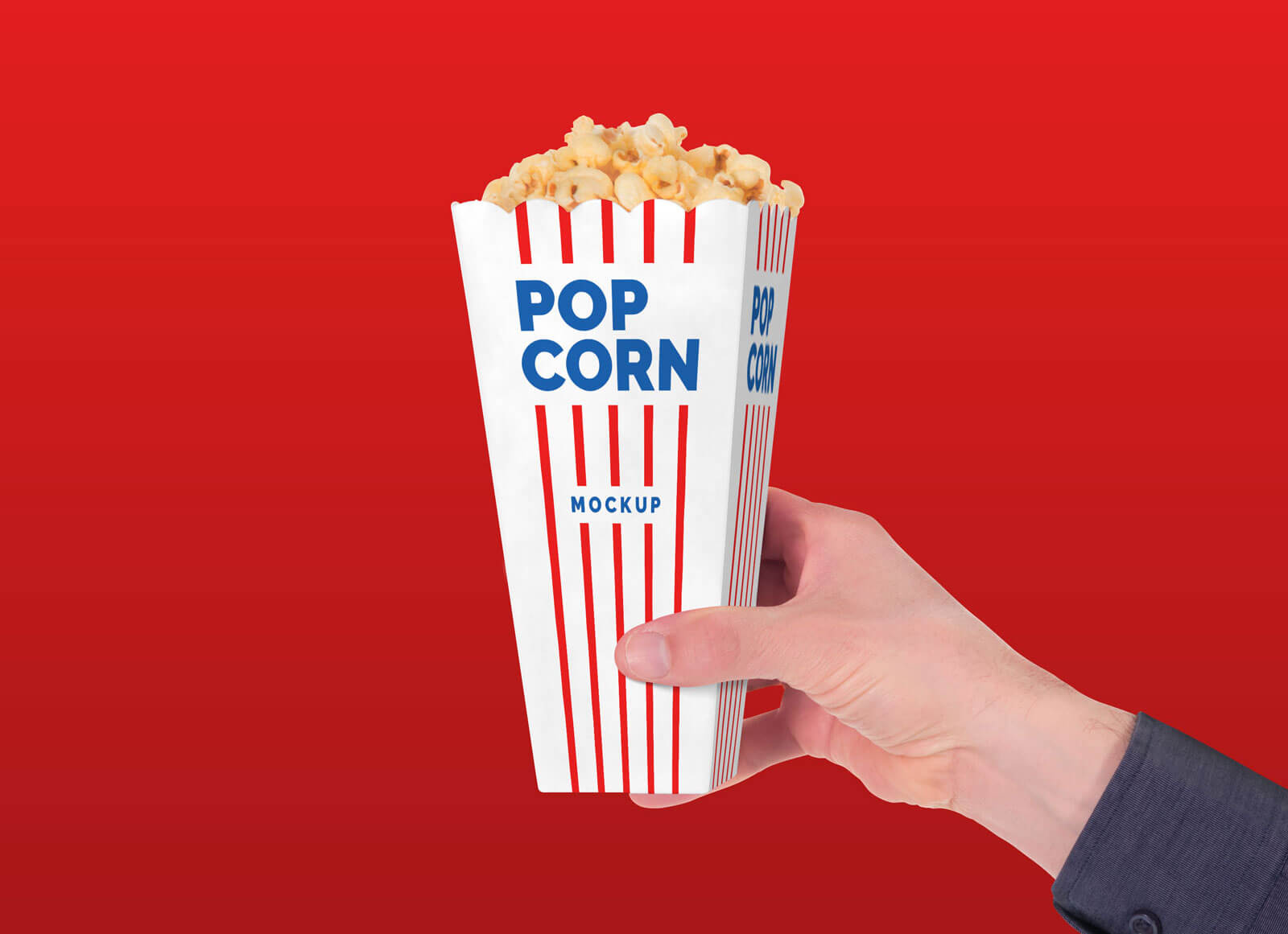 Download Free Movie Theater Popcorn Paper Box Mockup PSD - Good Mockups