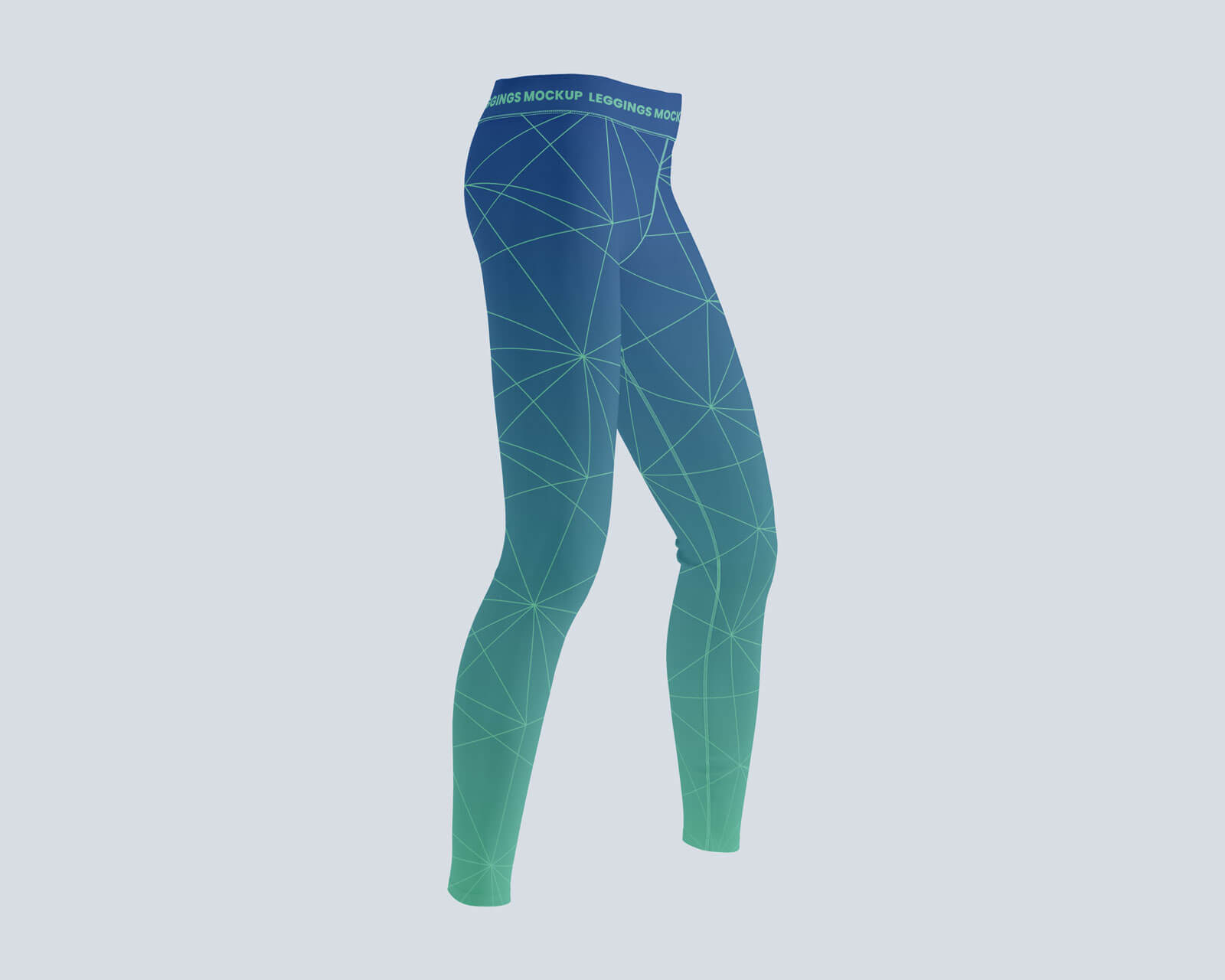 Free 3D Yoga Pants Leggings Mockup PSD Set