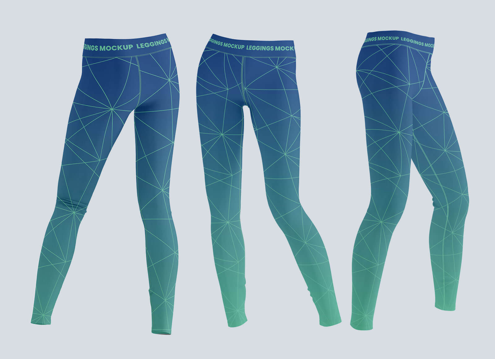 Free 3D Yoga Pants Leggings Mockup PSD Set - Good Mockups