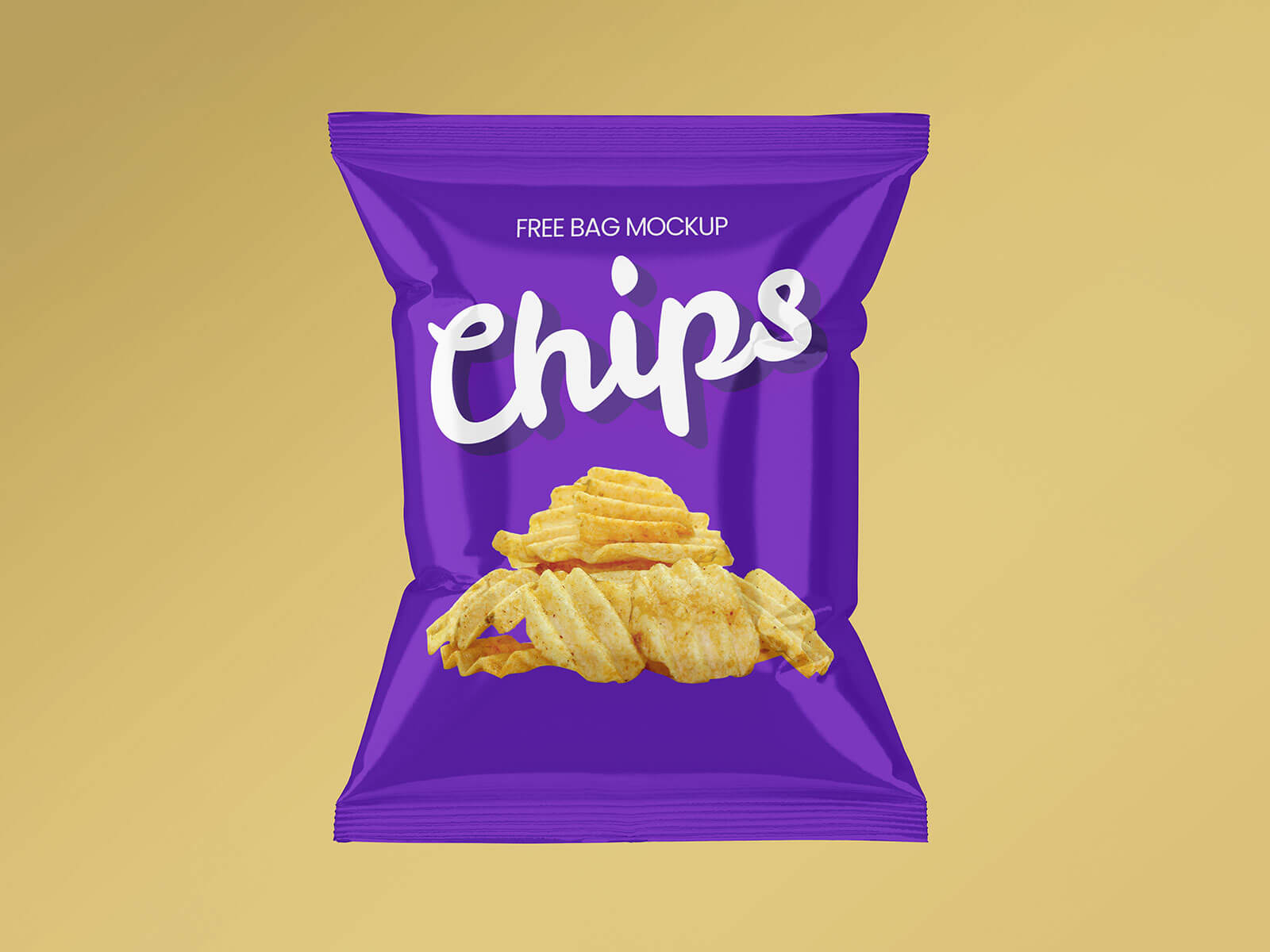 Free Chips Packet Snack Packaging Mockup PSD Set (1)
