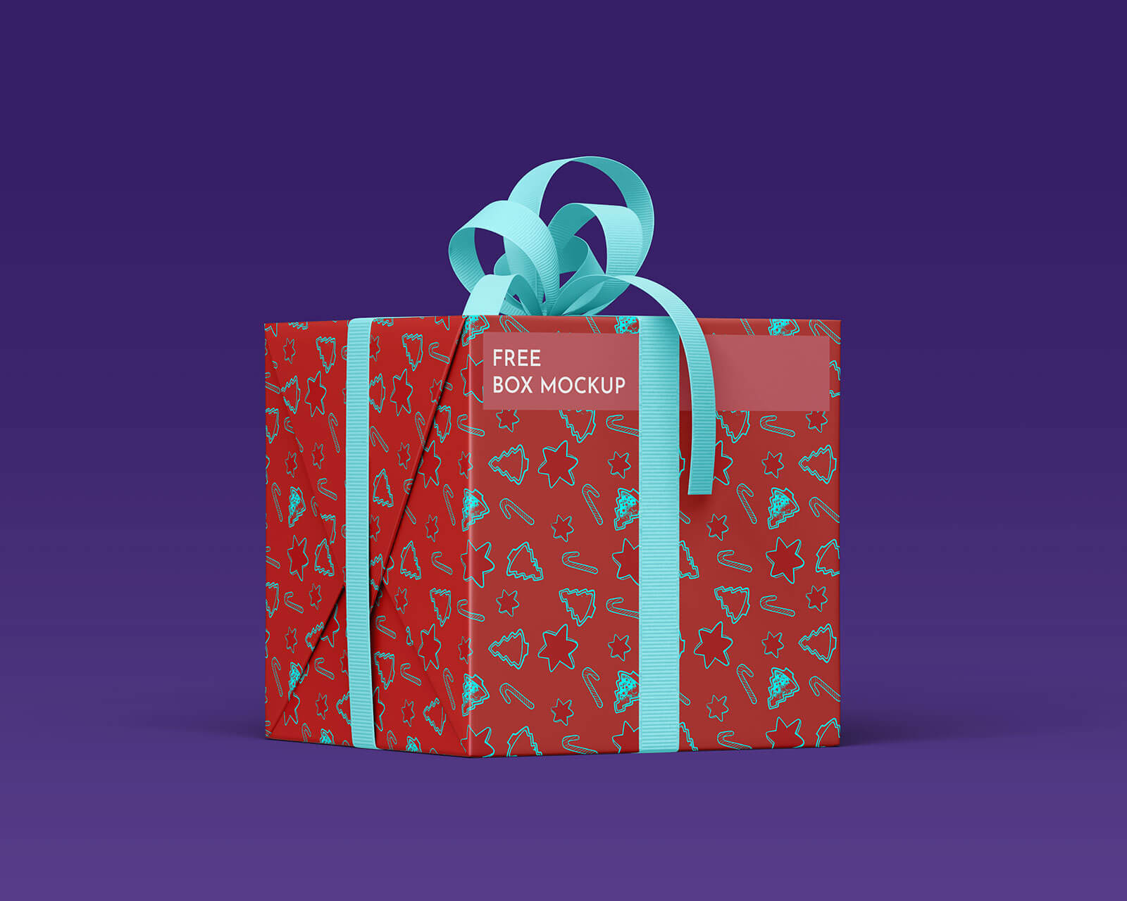 Free Christmas 2020 Gift Boxes Wrapping Paper Mockup PSD Set (1)