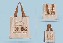 Free Eco Friendly Tote Shopping Bag Mockup PSD Set (4)