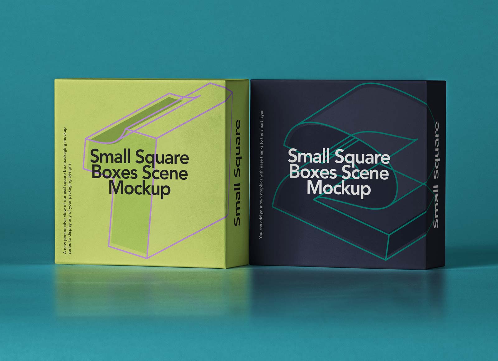 Download Free Small Square Boxes Packaging Mockup PSD - Good Mockups