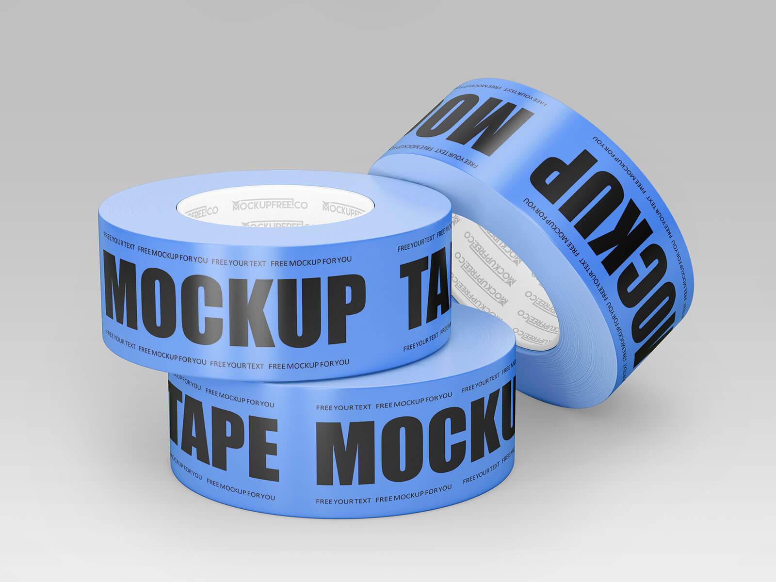 Download Free Adhesive Duct Tape Mockup PSD Set - Good Mockups
