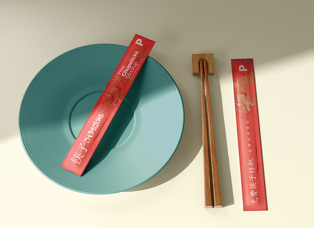 Download Free Chopsticks Packaging Mockup PSD - Good Mockups