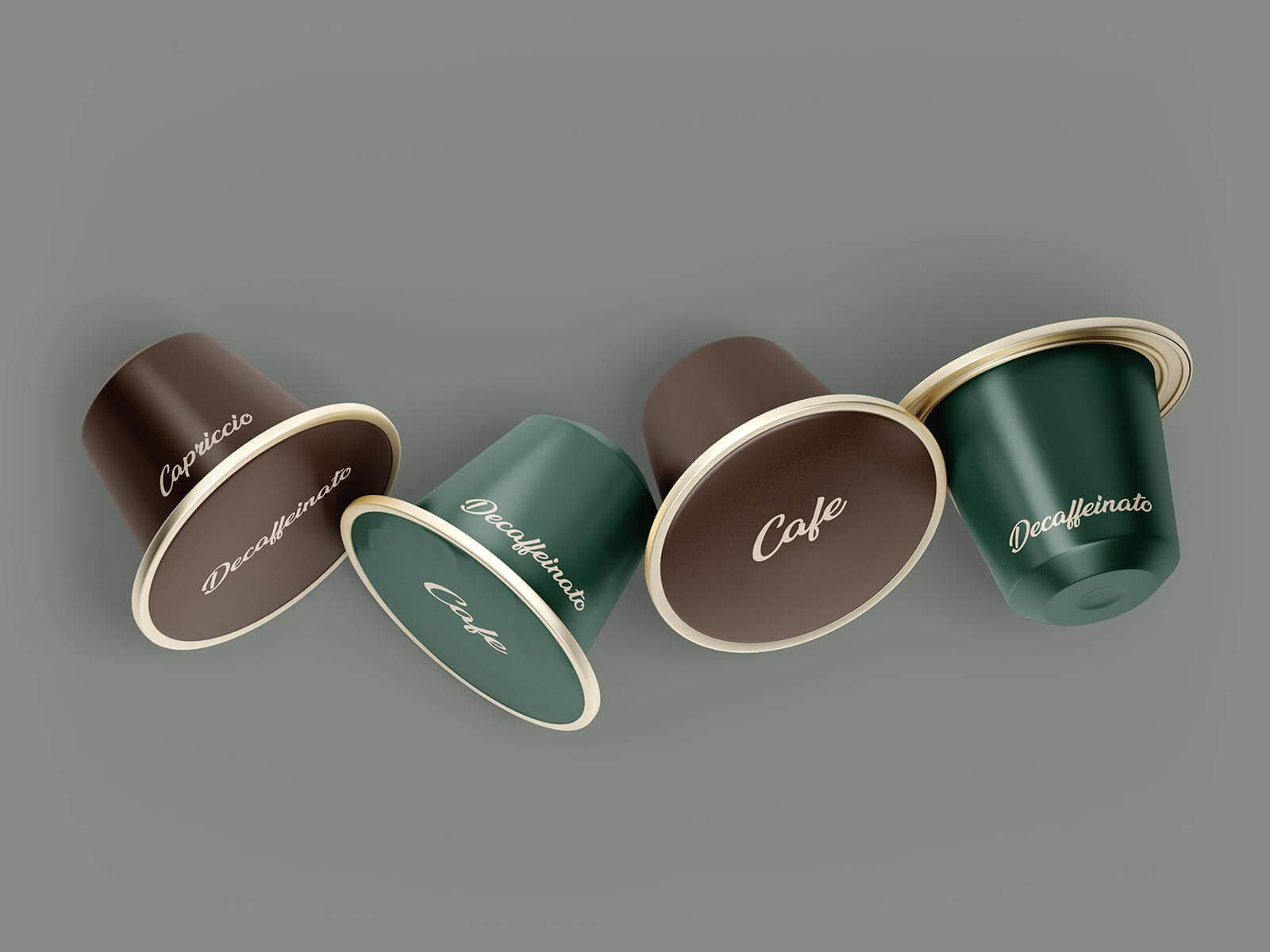 Download Free Coffee Capsule Mockup PSD Set - Good Mockups