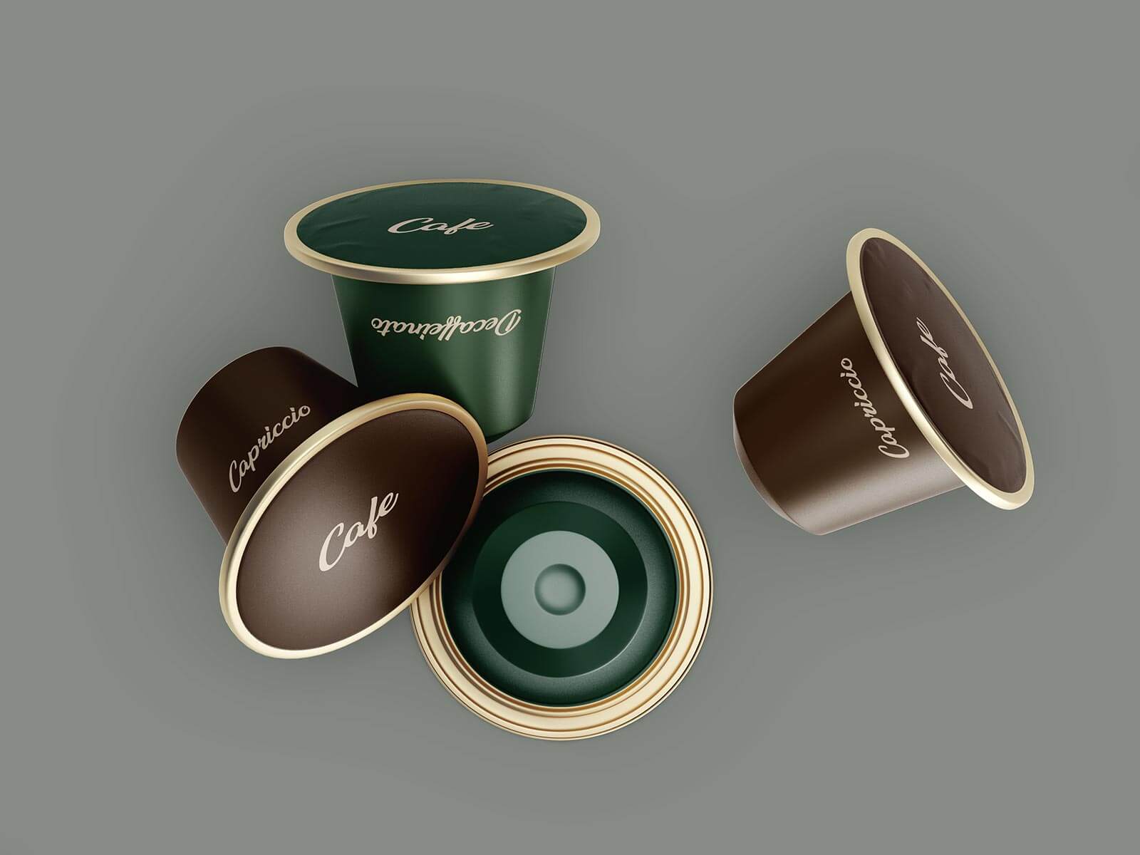 Download Free Coffee Capsule Mockup PSD Set - Good Mockups