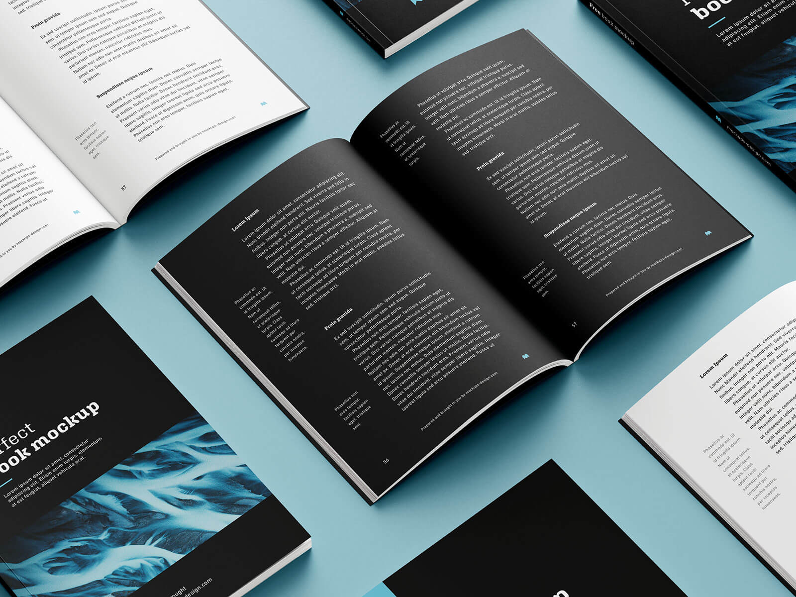 Download Free Premium Paperback Book Mockup PSD Set (8 PSD Templates) - Good Mockups