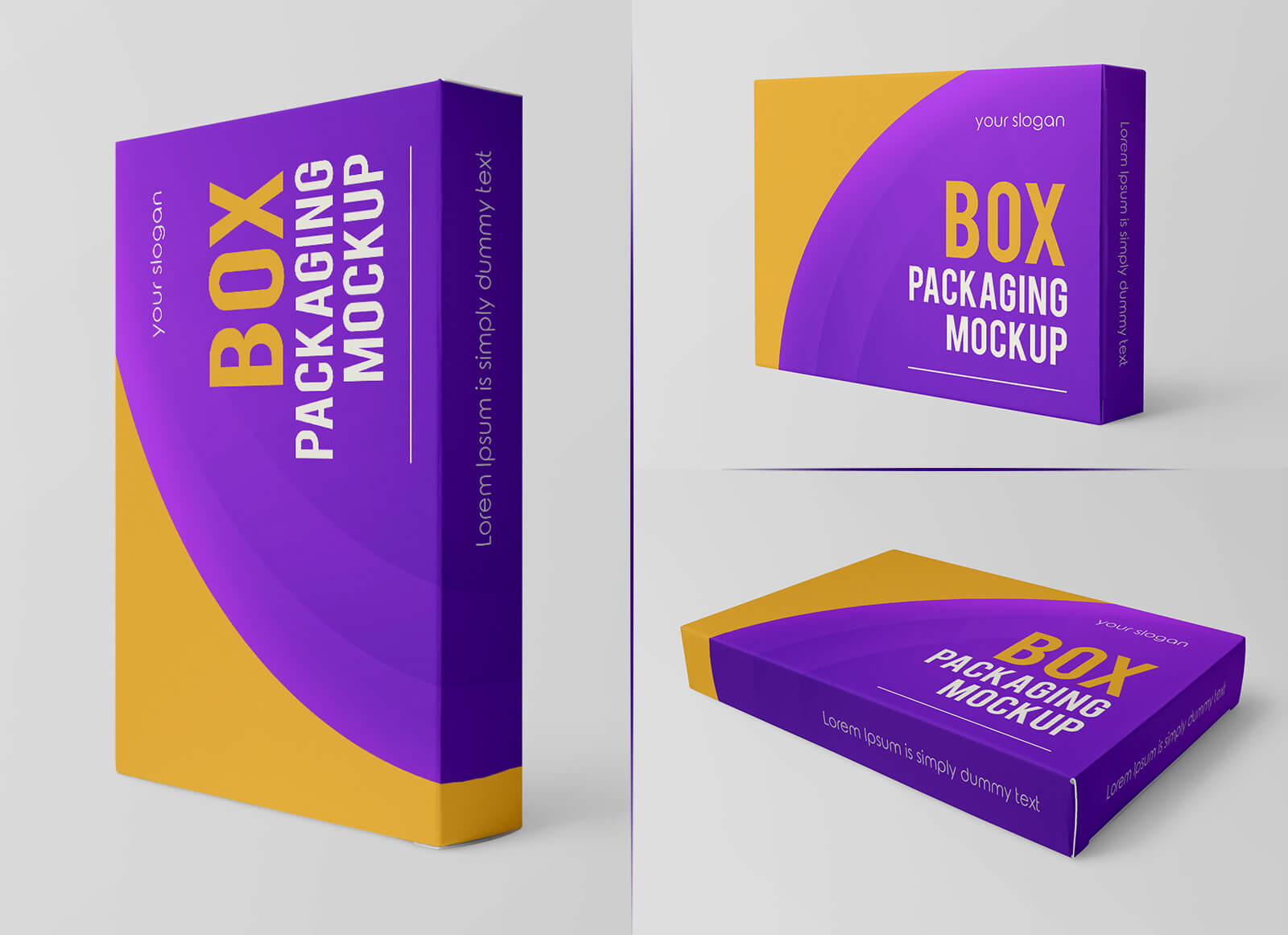 Free Rectangle Box Packaging Mockup Psd Set Good Mockups
