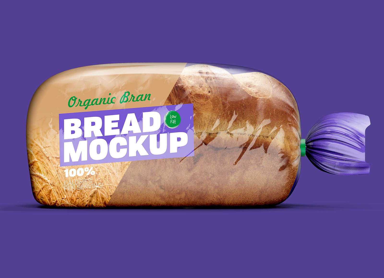 Download Free Transparent Plastic Bread Packaging Mockup PSD - Good Mockups