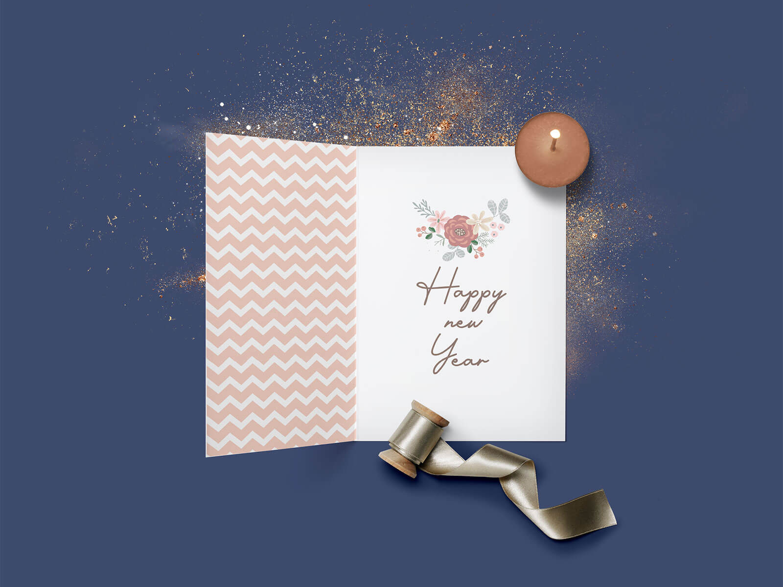 10 Free Greetings Card & Envelope Mockup PSD Set (1)