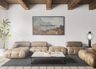 Free-Landscape-Wall-Frame-Painting-Mockup-PSD