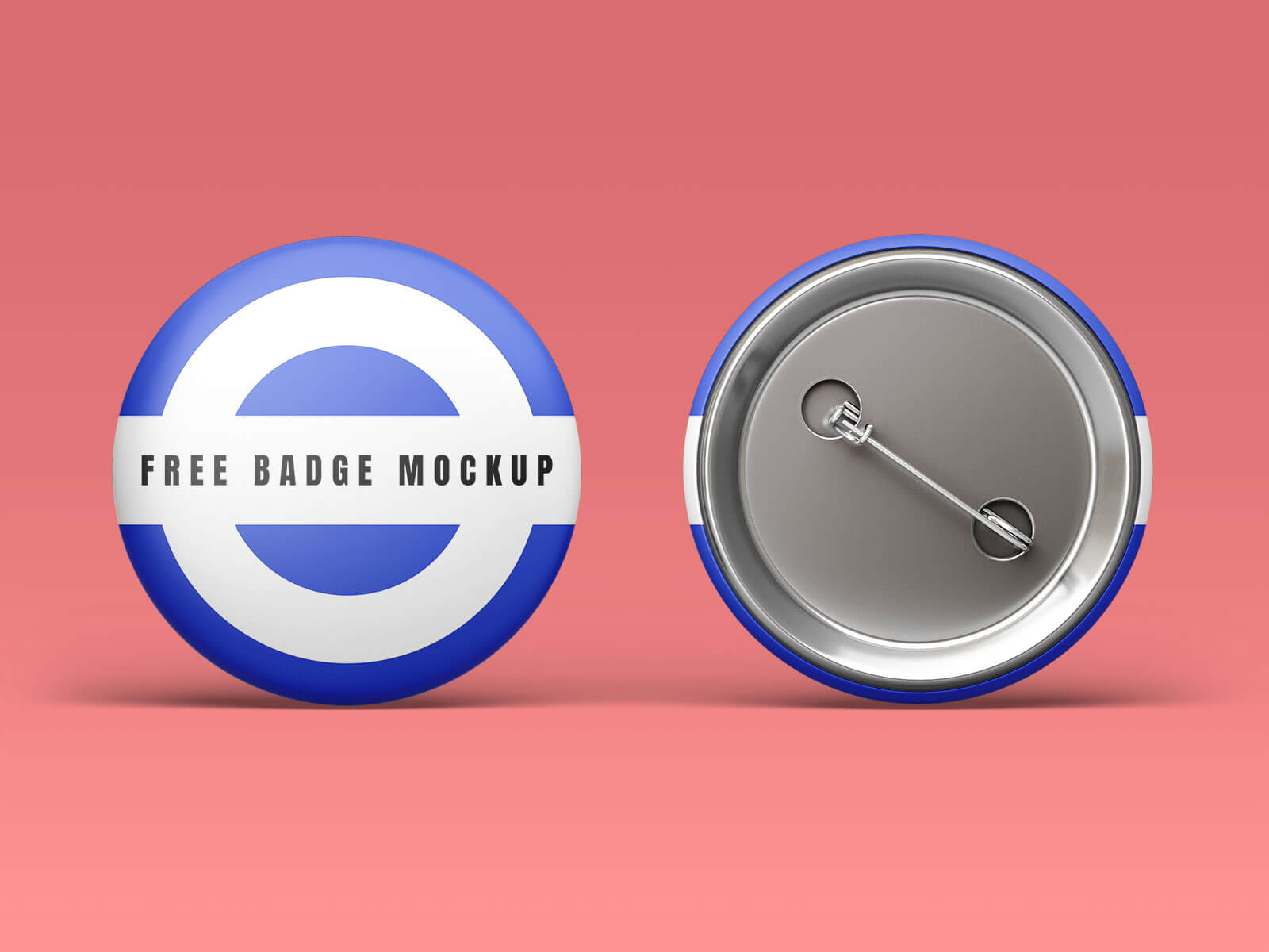 Free Round Pin Button Badge Mockup PSD Set (1)
