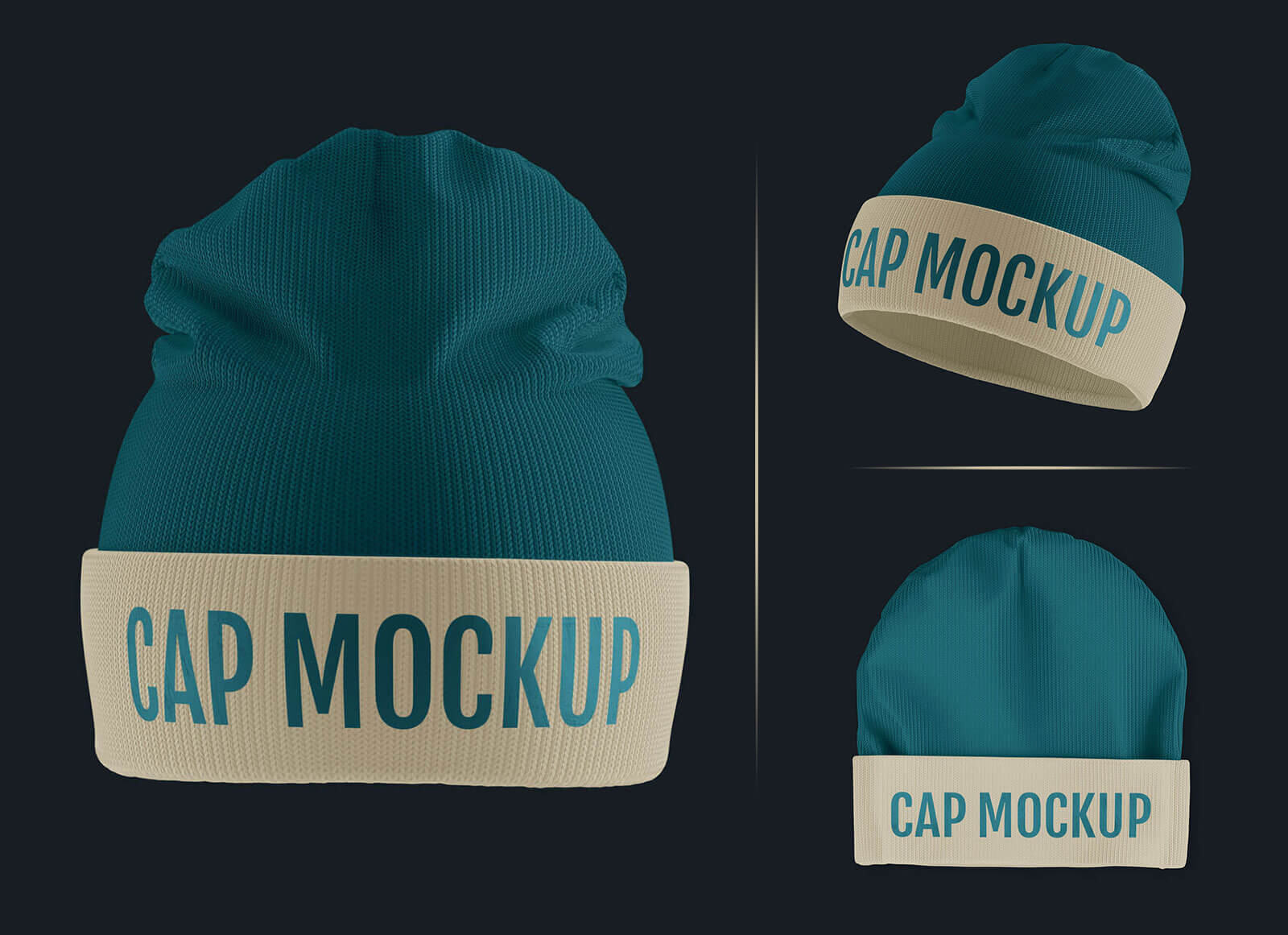 Download Free Winter Beanie Cap Mockup Psd Set Good Mockups