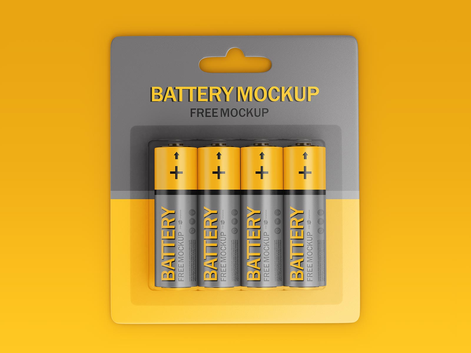 Download Free Aa Battery Blister Pack Mockup Psd Good Mockups
