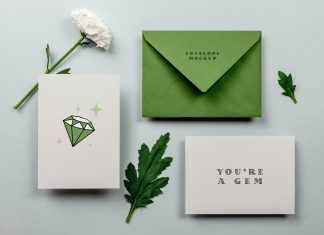 Free-Greeting-Card-&-Envelope-Mockup-PSD