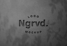 Download Free Spot Uv Coating Logo Mockup Psd Good Mockups
