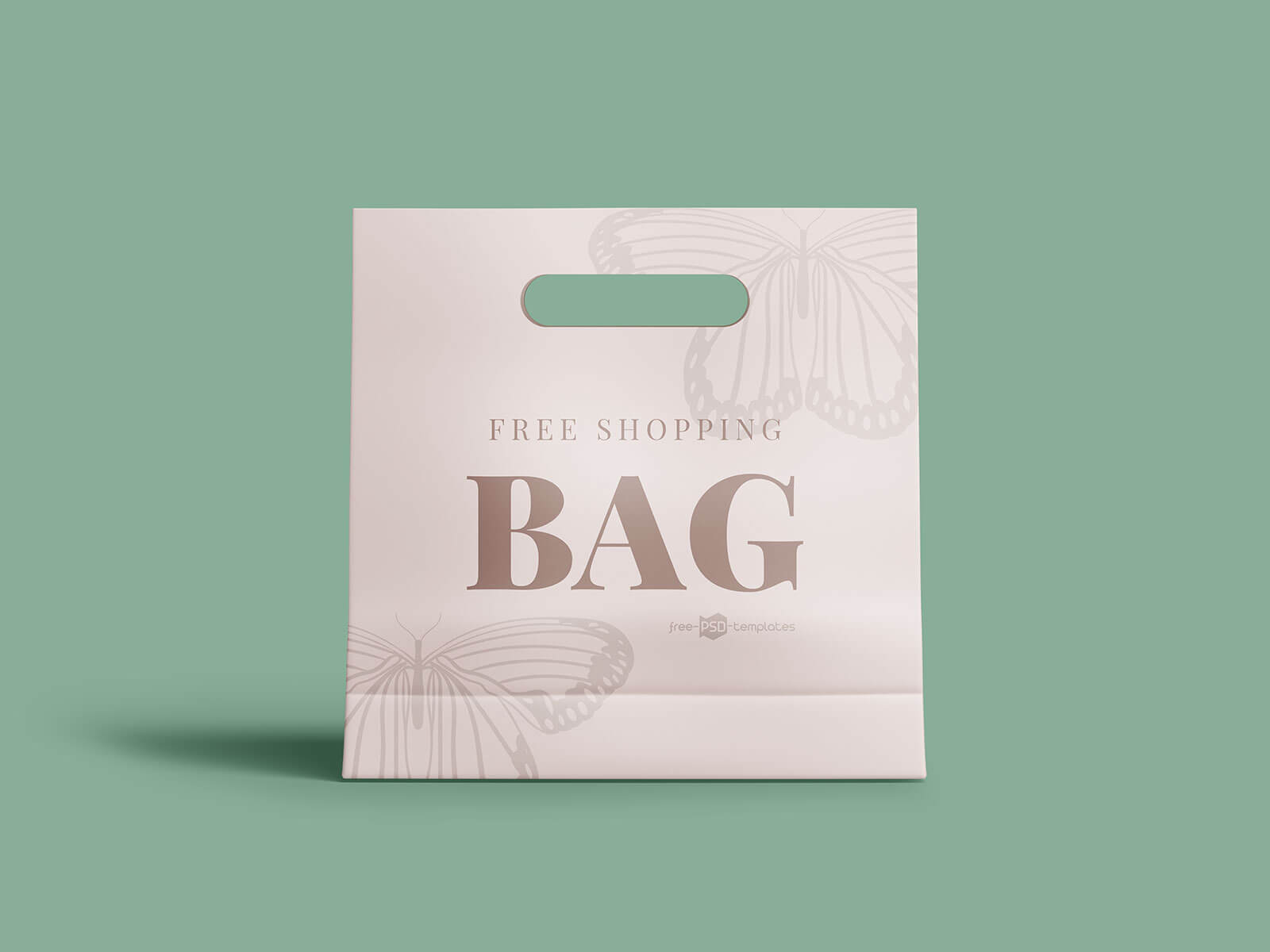 Free Eco-Friendly Paper Shopping Bag Mockup PSD Set (1)