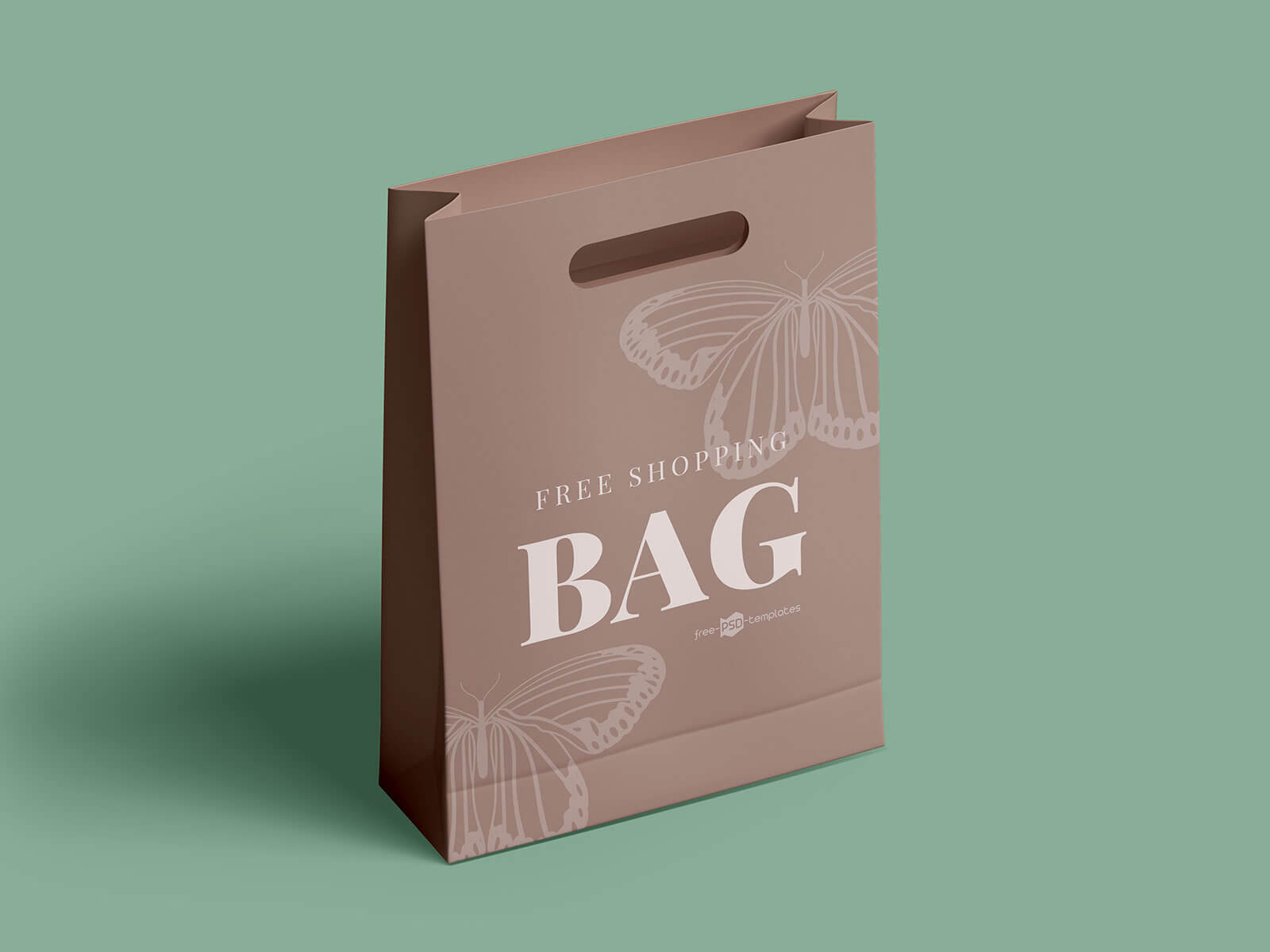 Free Eco-Friendly Paper Shopping Bag Mockup PSD Set (1)